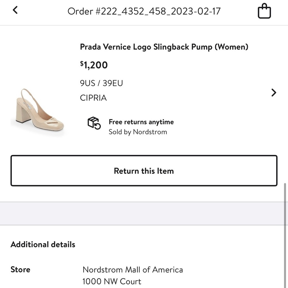 Prada Patent Leather Nude Slingback Pumps - Picture 16 of 16